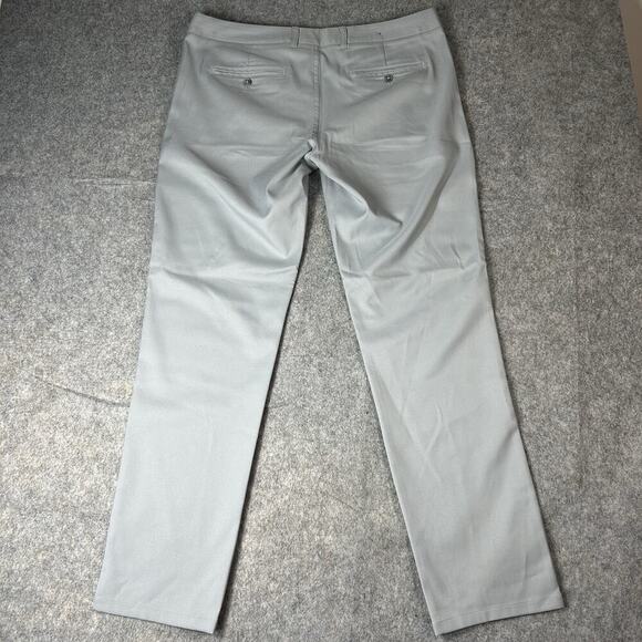 Mizzen Main Pants Mens 36x32 Gray Baron Athletic Tapered Performance Stretch - Picture 10 of 11